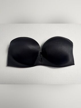 Strapless Smooth Push-Up Bra - Black
